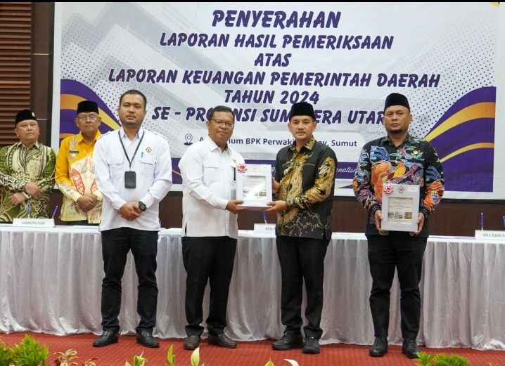 Pemkot T. Tinggi Raih WTP 7 Kali Berturut - Turut,  Wako : Kedepan Harus Lebih Baik Lagi