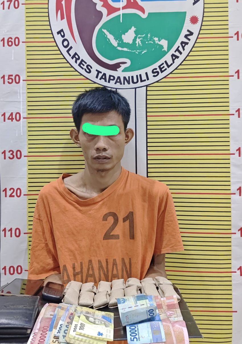 Pengedar Ganja ditangkap di Kediaman Neneknya Paluta,AKBP Yasir Ahmadi : Komitmen kami Berantas Jaringan Narkotika