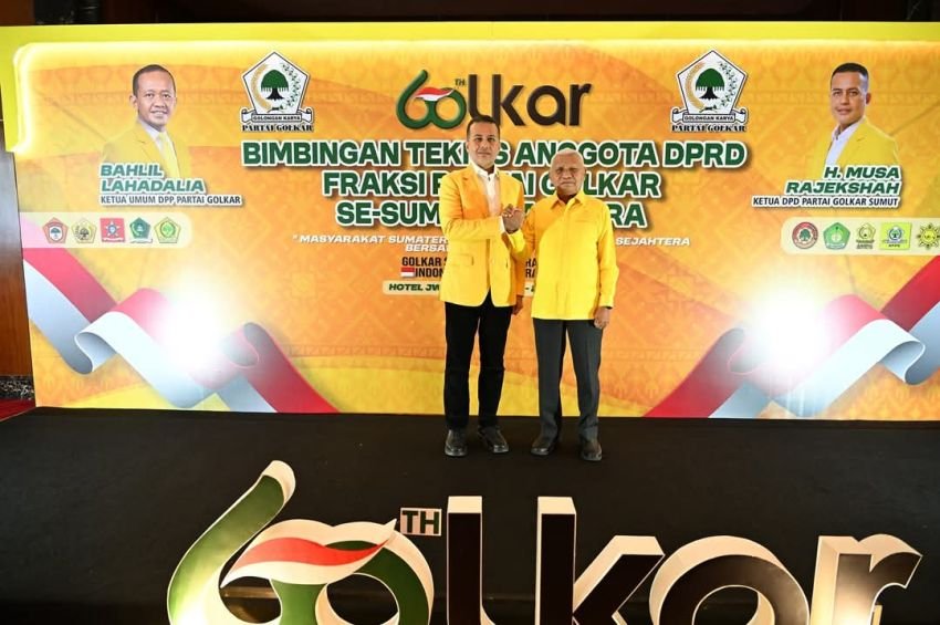 Ijeck dan Wagub Sumut Buka Bimtek Fraksi Golkar se-Sumut, Perkuat Kinerja dan Konsolidasi Partai