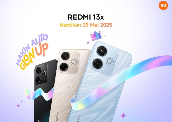 Catat Tanggalnya! Mulai 23 Mei 2025 Redmi 13x Siap Bikin Kamu Makin Auto Glow Up!