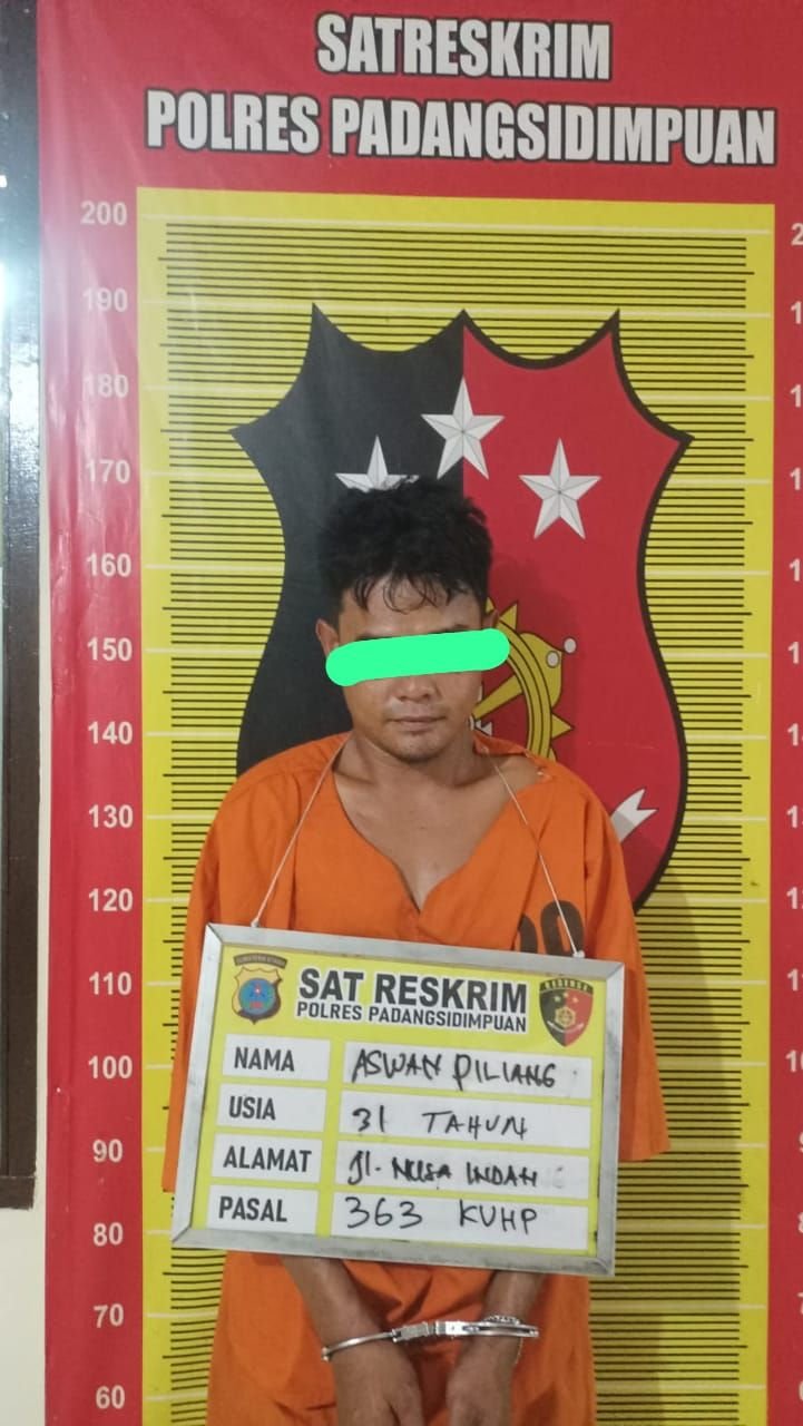 Satreskrim Polres Padangsidimpuan Berhasil Ungkap Kasus Pencurian di Klinik Dokter, Ini Kronologisnya