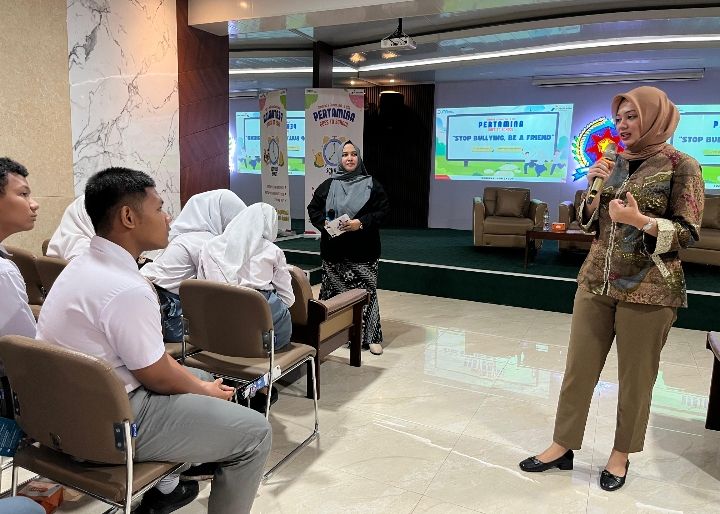 Pertamina Goes to School Hadir di SMA Panca Budi Medan, Edukasi 100 Siswa Tentang Anti Bullying dan Nilai Empati