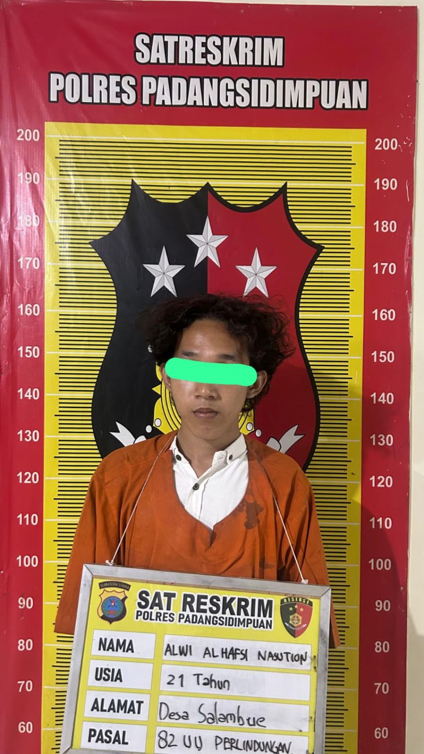 Polres Padangsidimpuan Tangkap Pelaku Cabul Terhadap Anak, AKBP Dr Wira Prayatna : Kami Tidak Akan Beri Ruang untuk Kejahatan Terhadap Anak