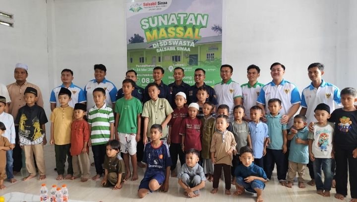 30 Anak di Sunat Massal Pakai Metode Super Ring di RQ Salsabil Sinaa Lubukpakam