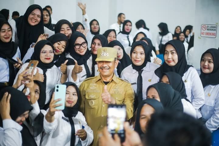 325 CPNS dilantik Bersamaan 1.261 P3K, Bupati Saipullah Nasution : Jaga Etika, Kedisiplinan dan Loyalitas
