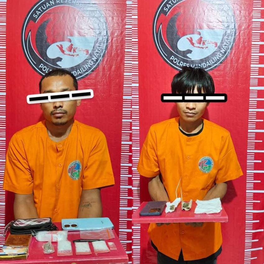 Dua Pria dari Sinunukan harus Berurusan Dengan Polres Madina, Ini Kasusnya..