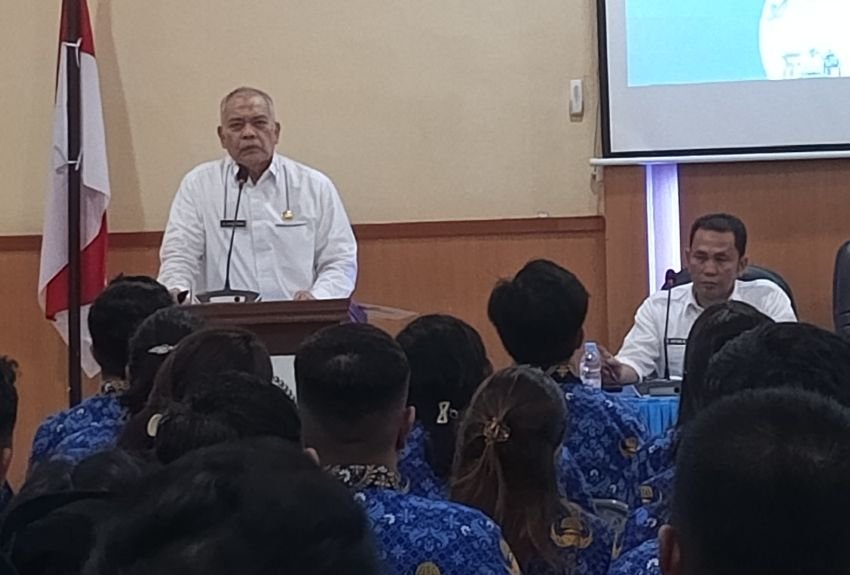 Kepala Dinas Sosial Provsu Berikan Pembekalan kepada 120 CPNS Formasi 2024