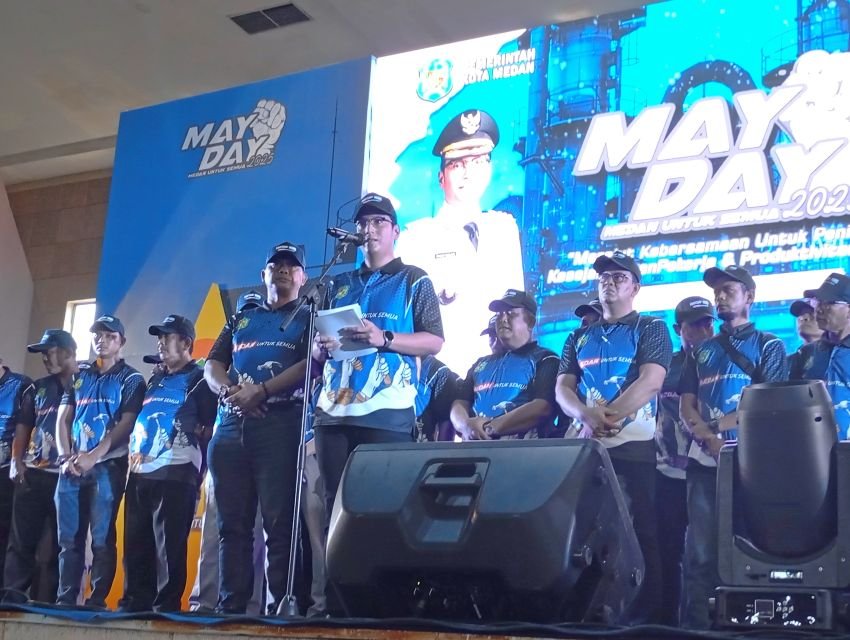 Rayakan Mayday,  Wali Kota Medan : Buruh Jadi Bagian Terpenting Dalam Pembangunan