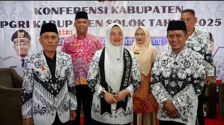 Konferensi PGRI Kabupaten Solok ke-23 Tahun 2025: Momentum Konsolidasi dan Pemilihan Pengurus Baru