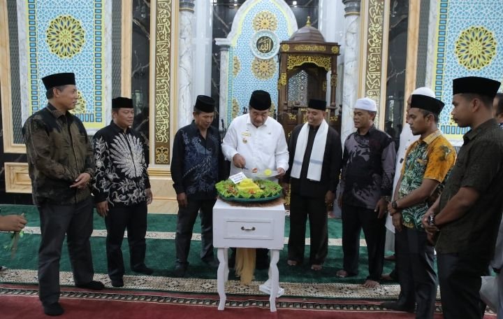 Bupati Asahan Resmikan Musholla Al-Ikhlas Menjadi Masjid Al-Ikhlas di Desa Air Joman Baru