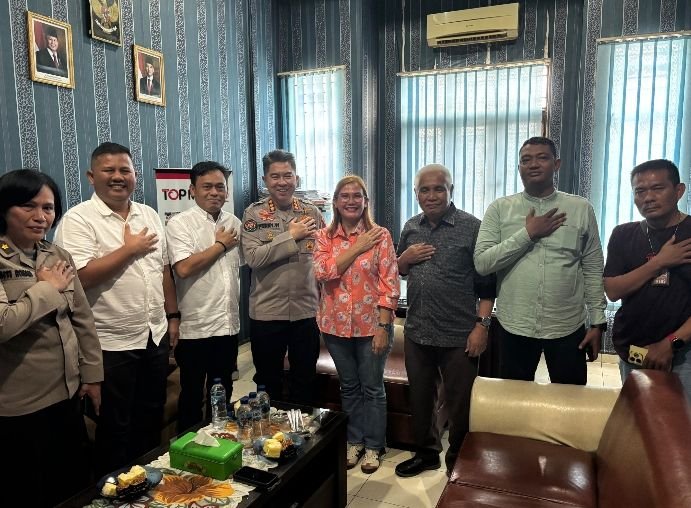 Kunjungi Kantor SMSI Sumut, Kabid Humas Polda Sumut Bahas Kemitraan dan Penanggulangan Narkoba