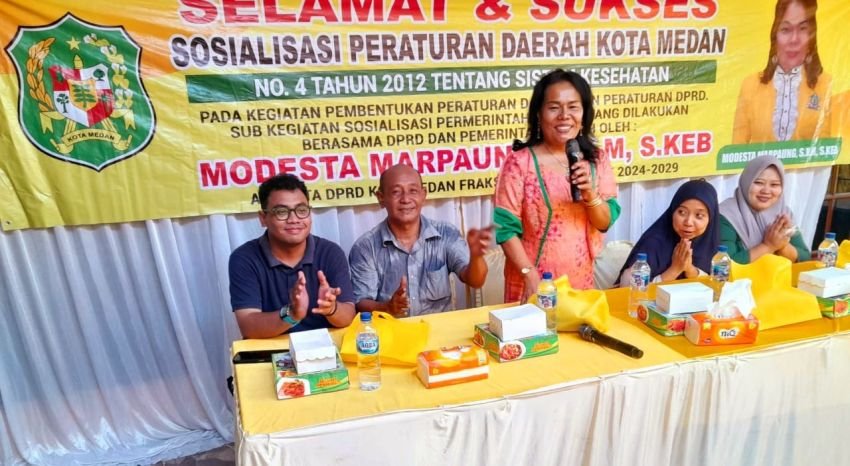 Modesta Marpaung Minta Dinkes Medan Wujudkan Pelayanan Kesehatan Prima Lewat Program UHC Premium