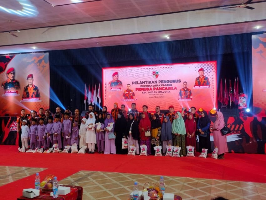 Ketua PAC Pemuda Pancasila Medan Helvetia Resmi Dilantik oleh Ketua MPC Rahmaddianshah, "Reza : Siap Jalankan Amanah Organisasi