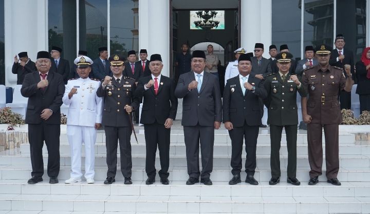 Bupati Asahan Pimpin Upacara Hari Lahir Pancasila
