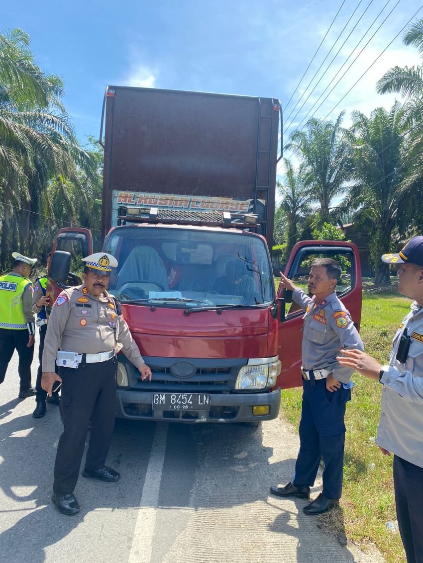 Satlantas Polres Palas Gencar Razia Kendaraan ODOL Demi Keselamatan dan Infrastruktur Jalan