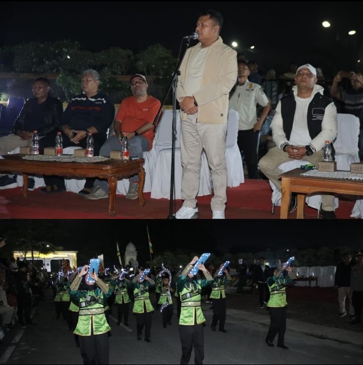 Wakil Bupati Asahan Lepas Peserta Marching Festival ke-III