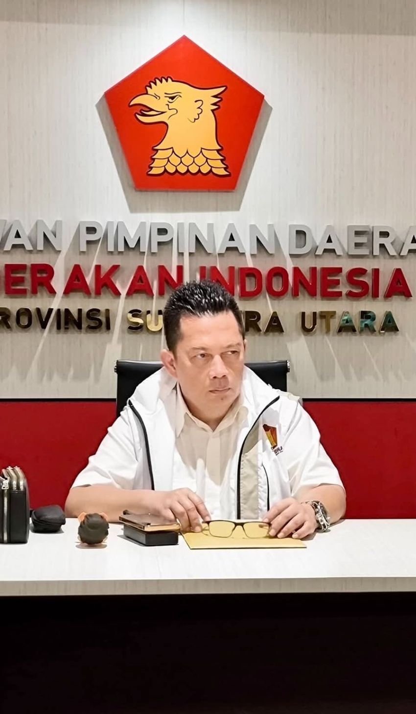 Rudi Zulham Hasibuan Resmi Hijrah dari Partai Perindo ke Partai Gerindra