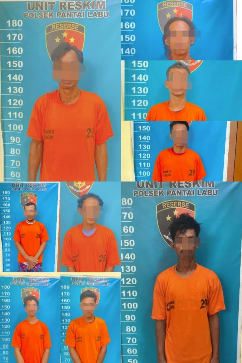 Ungkap 4 Kasus dalam 3 Pekan, Polsek Pantai Labu Amankan 9 Pelaku Kejahatan