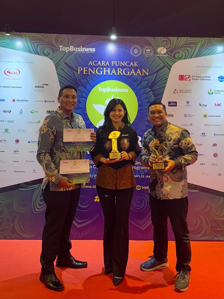 INALUM Kembali Raih Dua Penghargaan Bergengsi di Ajang TOP CSR Awards 2025
