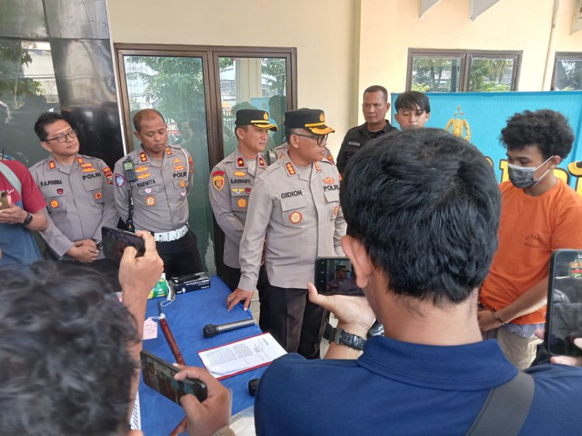 Polsek Sunggal Tembak 2 Komplotan Geng Motor Begal Sadis di PDAM Sunggal, 6 Orang DPO