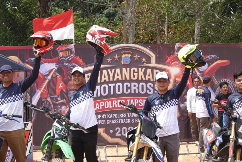 Bhayangkara Motocross Kapolres Cup 2025: Aksi Seru, Pesan Moral, dan Kepedulian Sosial dari Polres Tapanuli Selatan