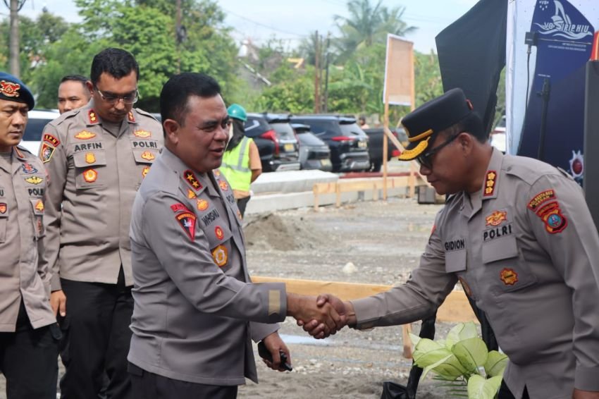 Kapolrestbes Medan Dampingi Kapolda Sumut di Groundbreaking Ketahanan Pangan
