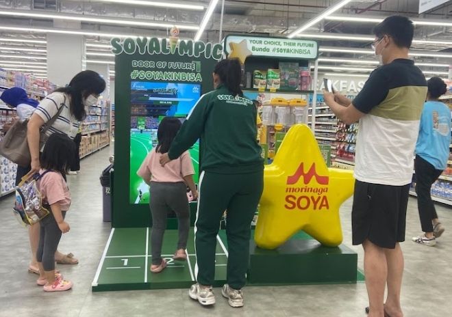 Anak Sensitif Susu Sapi Bisa Berprestasi: Morinaga Soya Gelar Instalasi Lari Interaktif Menuju Soyalympic The Final Game 2025