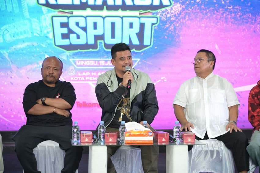 Ikuti Fun Match Mobile Legend dengan Pro Player,  Gubernur Sumut Bobby Nasution Sebut Esport Punya Sisi Positif