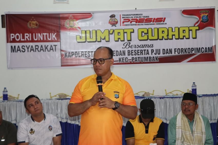 Polrestabes Medan Gelar Jumat Curhat di Patumbak