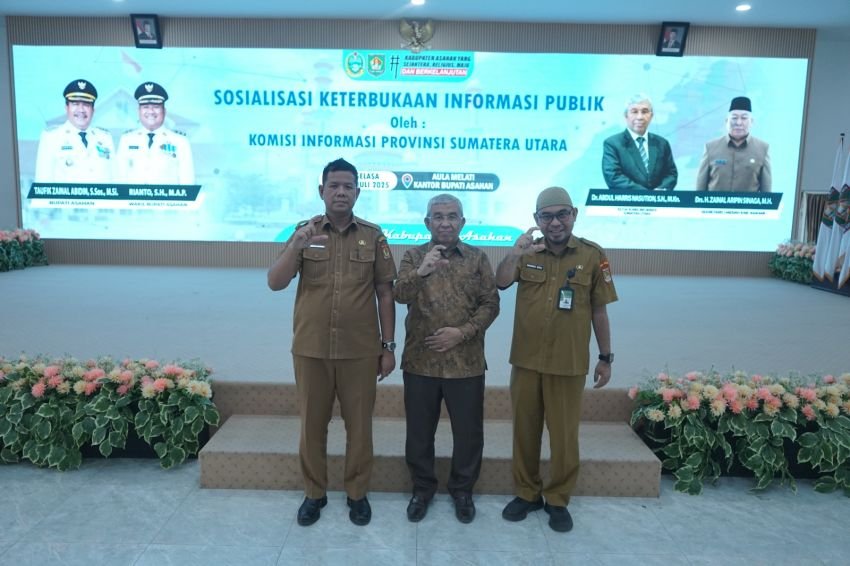 Wakil Bupati Asahan Buka Sosialisi Keterbukaan Informasi Publik