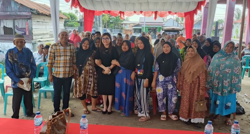 Masyarakat Bagan Asahan Sampaikan Aspirasi Pada Reses Anggota DPRD Asahan Rury Chintya Angelia Pardede SE