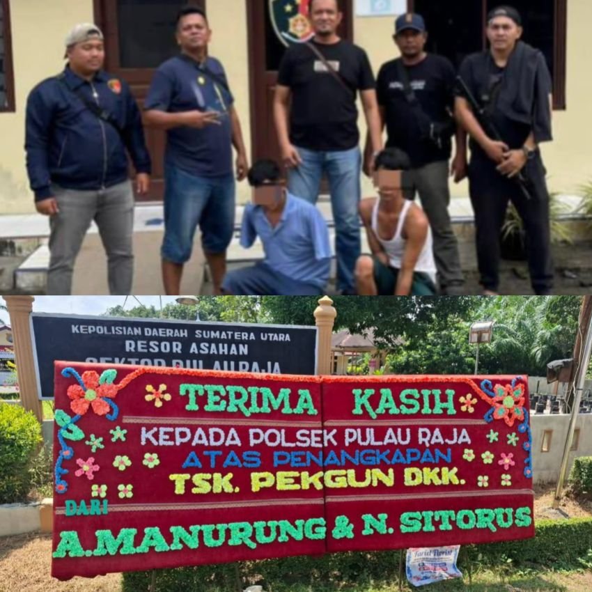 Masyarakat Apresiasi Polsek Pulau Raja Atas Penangkapan Pencurian Dengan Pemberatan