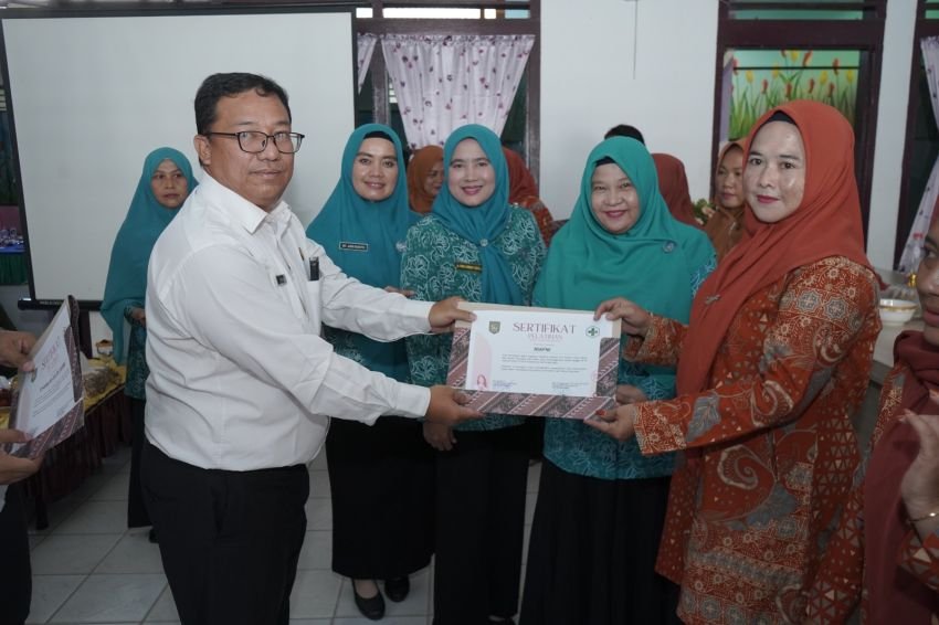 Ketua TP. PKK Asahan Sosialisasikan dan Monitoring IVA Test di Kecamatan Aek Songsongan