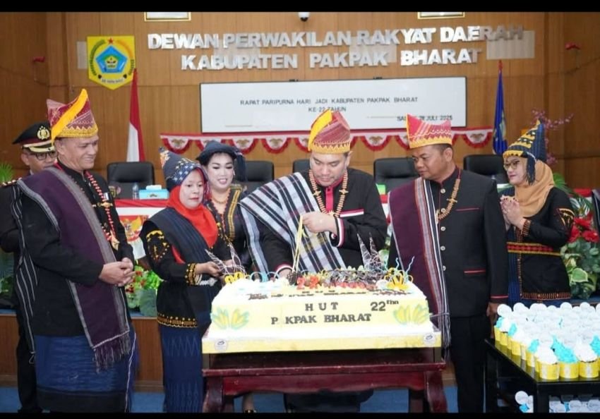Ketua DPRD Pimpin Sidang Paripurna Istimewa HUT Ke 22 Tahun Kab.Pakpak Bharat