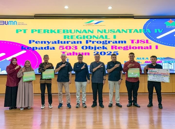 PTPN IV Regional I Salurkan Bantuan TJSL Rp5,38 Miliar untuk 503 Objek di Sumatera Utara