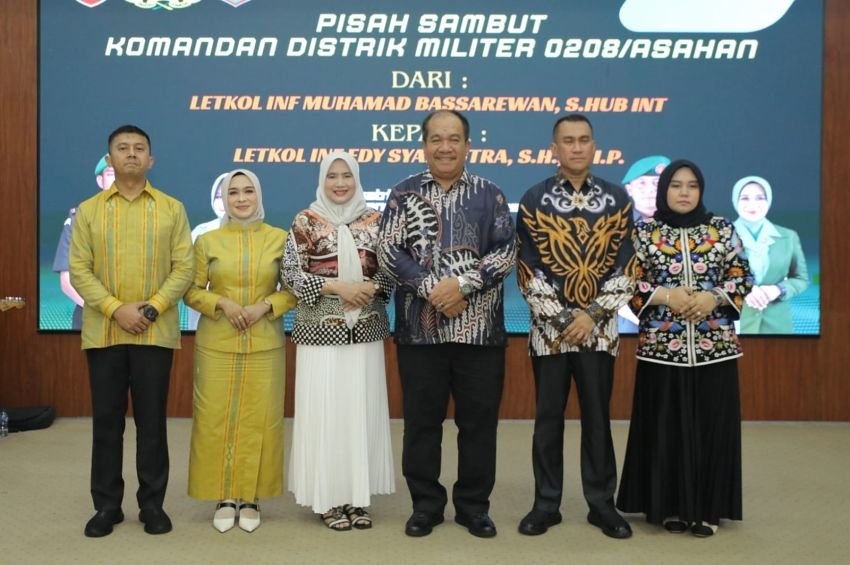 Pisah Sambut Dandim 0208/Asahan, Bupati Asahan Tegaskan Komitmen Sinergi Forkopimda
