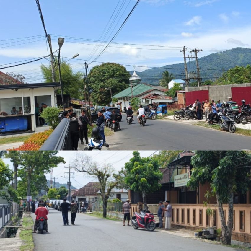 Warga Padangsidimpuan Antusias Saksikan Aksi KPK RI Geledah Rumah Kirun yang Disebut 'Bendahara Kelas' Proyek Jalan PUPR dan OTT di Madina
