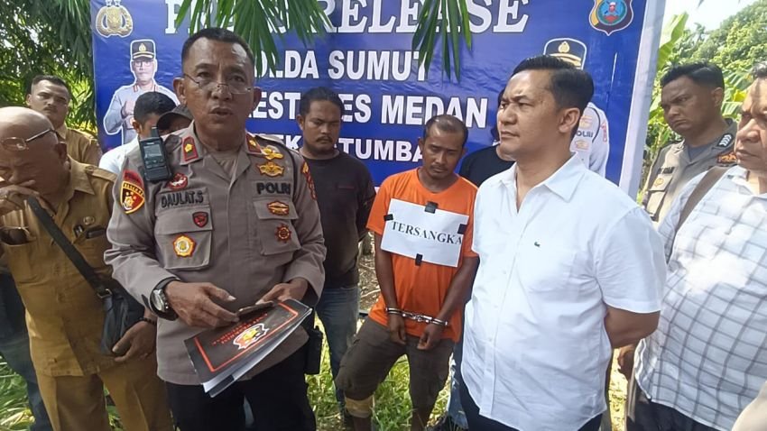 Polsek Patumbak Paparkan DPO Pelaku Pembunuhan Bersaudara 7 Tahun Silam