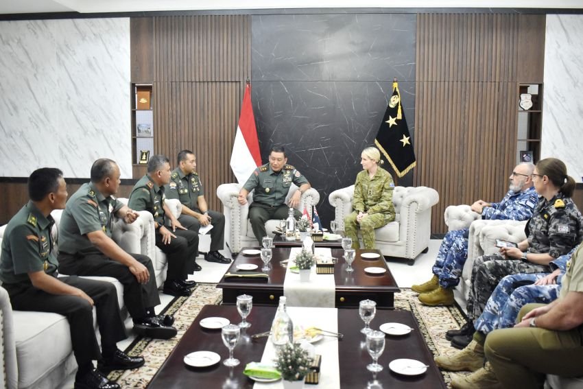 Perkuat Kerja Sama Internasional, Komandan Seskoad Terima Courtesy Call dari ACSC Australia