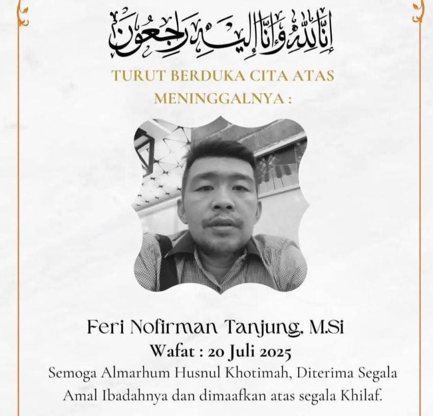 Innalillahi wa inna ilaihi raji'un, Feri Nofirman Tanjung: Figur Muda Sumatera Utara yang Konsisten Mengabdi lewat Organisasi, Politik, dan Ilmu