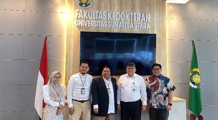 Dekan FK USU Terima Kunjungan Pimcab DD Waspada, Beri Dukungan Penuh dan Siap Kolaborasi Program Penyaluran ZISWAF