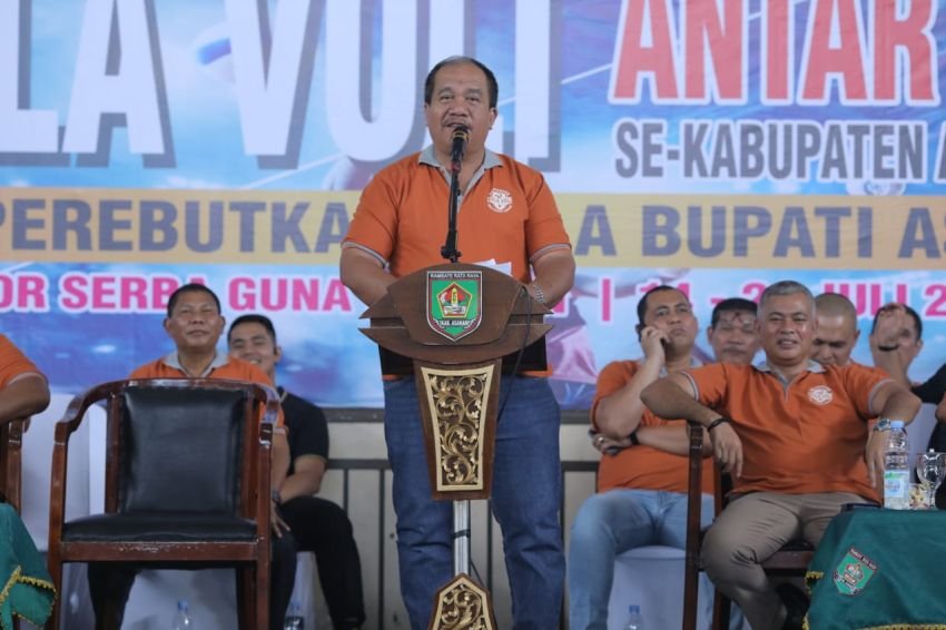 Bupati Buka Kejuaraan Bola Voli Antar Club se-Kabupaten Asahan 2025