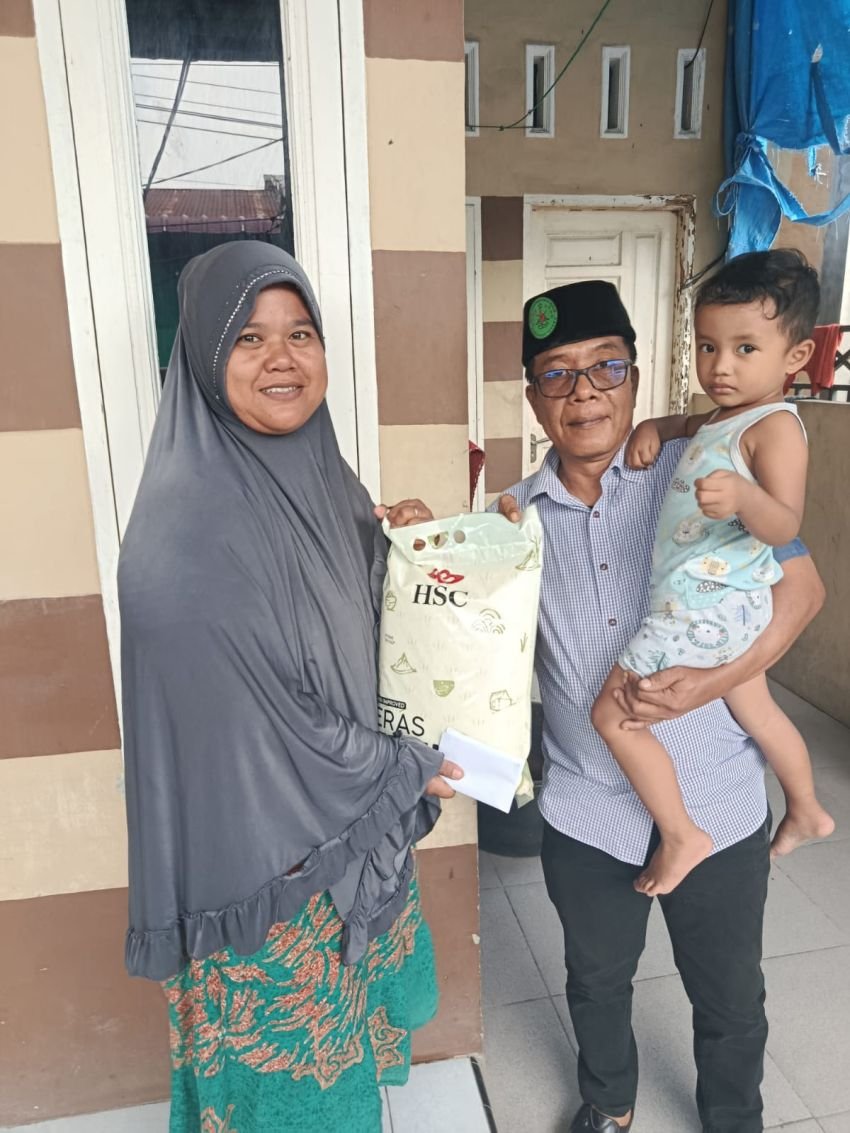 BAKOPAM Sumut Gelar Jum'at Berkah, Salurkan Sembako dan Santunan untuk Warga Kurang Mampu