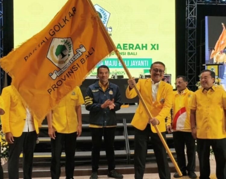 Gde Sumarjaya Linggih Terpilih Aklamasi sebagai Ketua DPD Golkar Bali