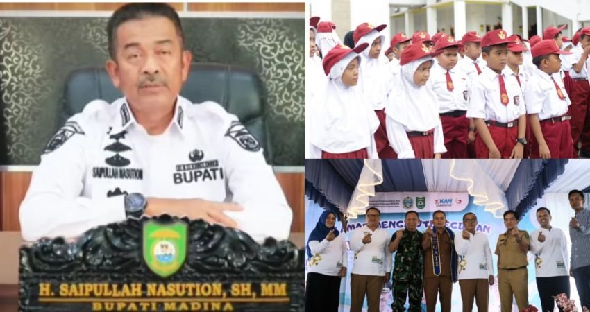 Gerakan SEBAYA Tahun Ajaran Baru 2025-2026,Saipullah Nasution : Ayah Wajib Antar Anak Sekolah di Madina