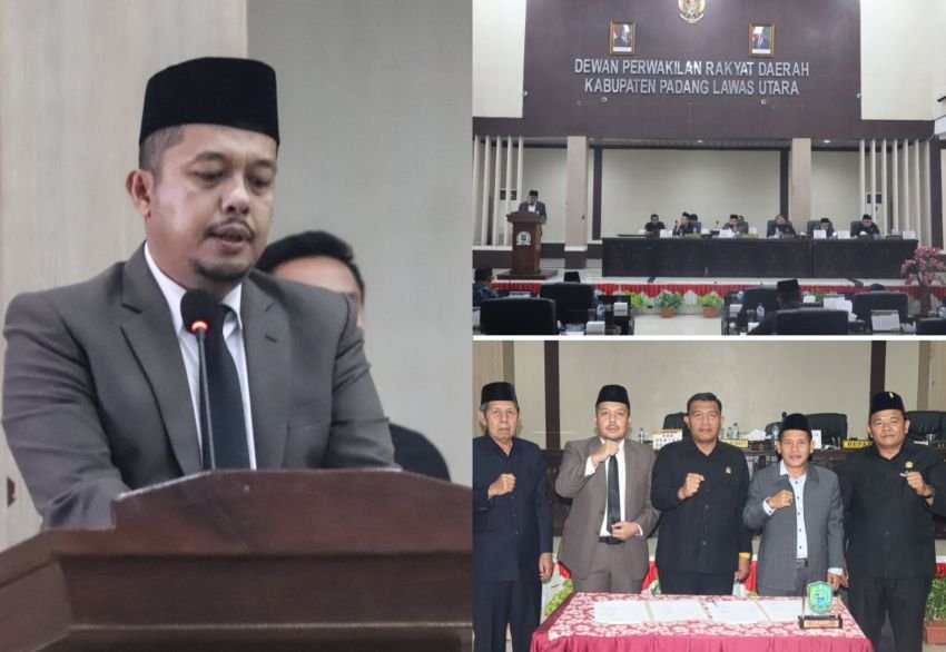 Paripurna DPRD Paluta Ranperda 2024 dan RPJMD 2025-2026,Reski Basyah Harahap Harap segera ditetapkan menjadi Perda