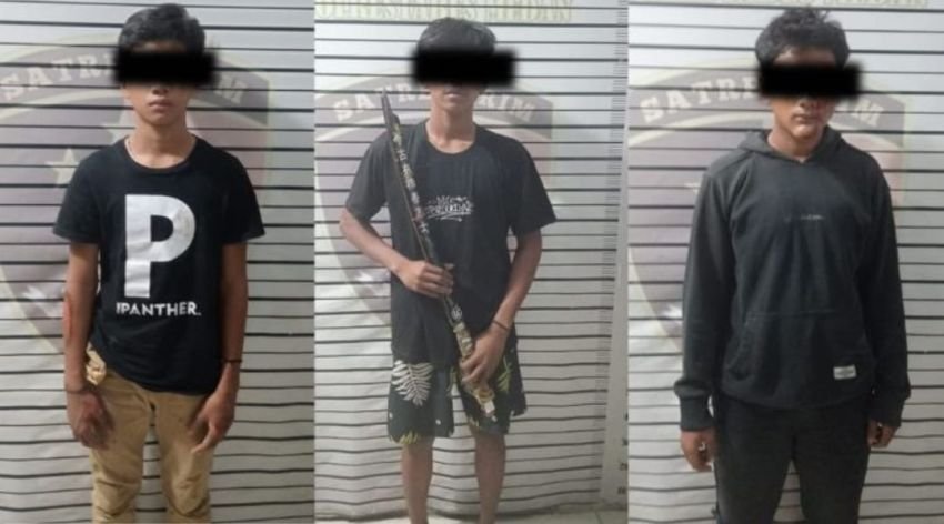 3 Anggota Geng Motor Bersajam Ditangkap saat Konvoi