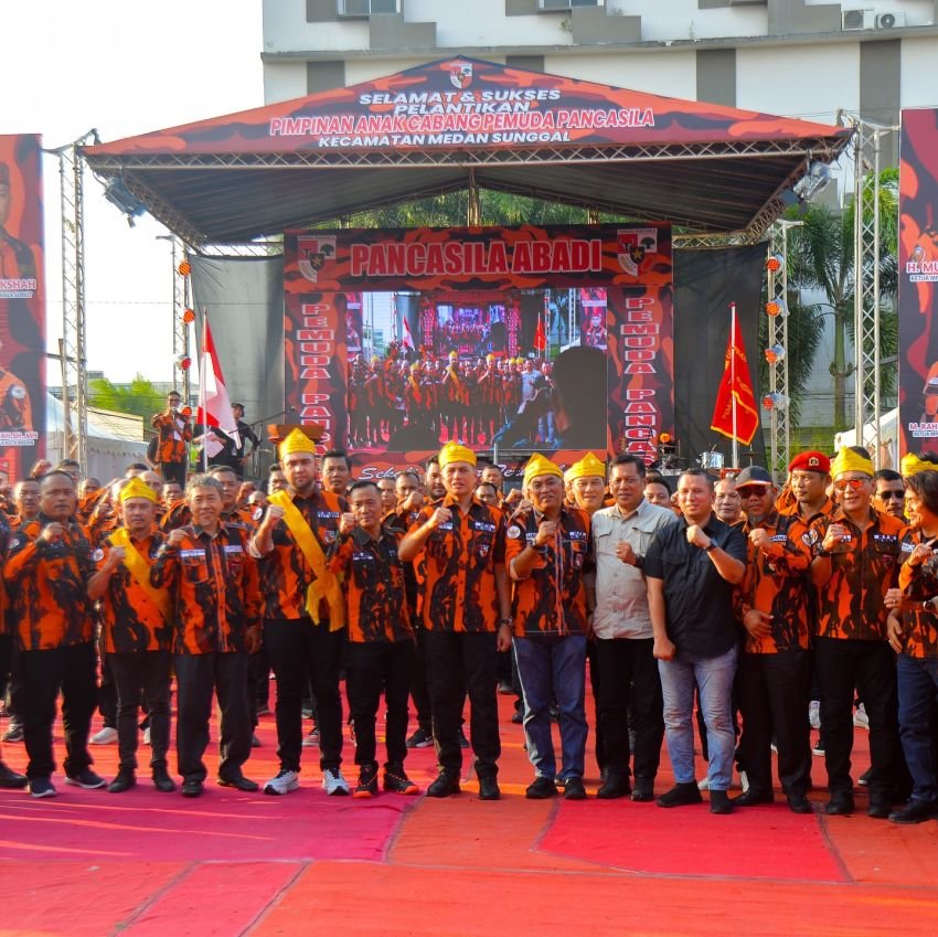 Ijeck Hadiri Pelantikan PAC Pemuda Pancasila Kec Medan Sunggal ,  'Serukan Kekompakan dan Kepedulian Sosial Kader'