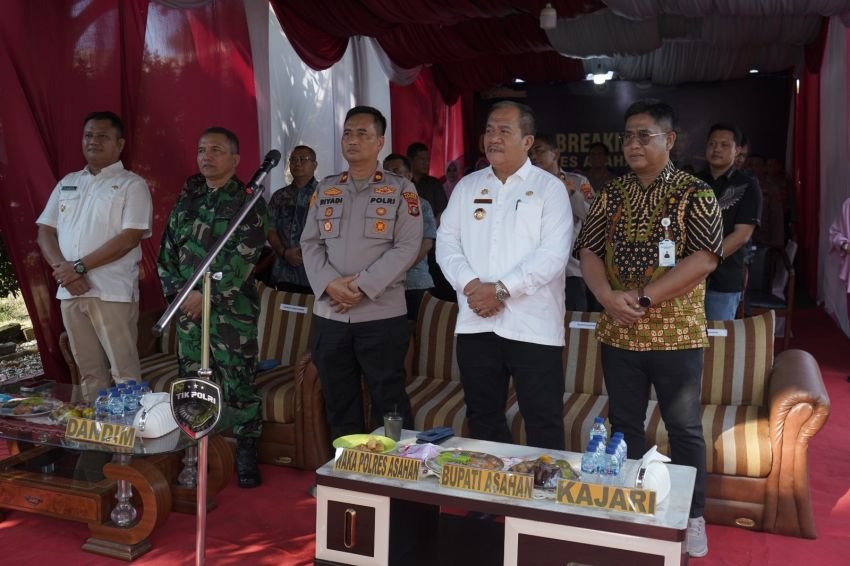 Bupati Asahan dan Forkopimda Hadiri Peresmian Dapur  SPPG di Jajaran Polres Se-Sumut