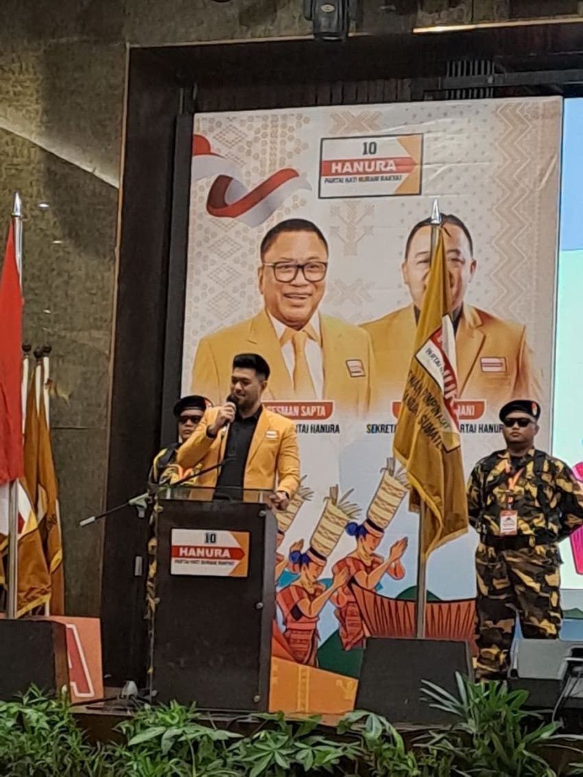 El Adrian Shah Kembali Pimpin Hanura Sumut Periode 2025–2030